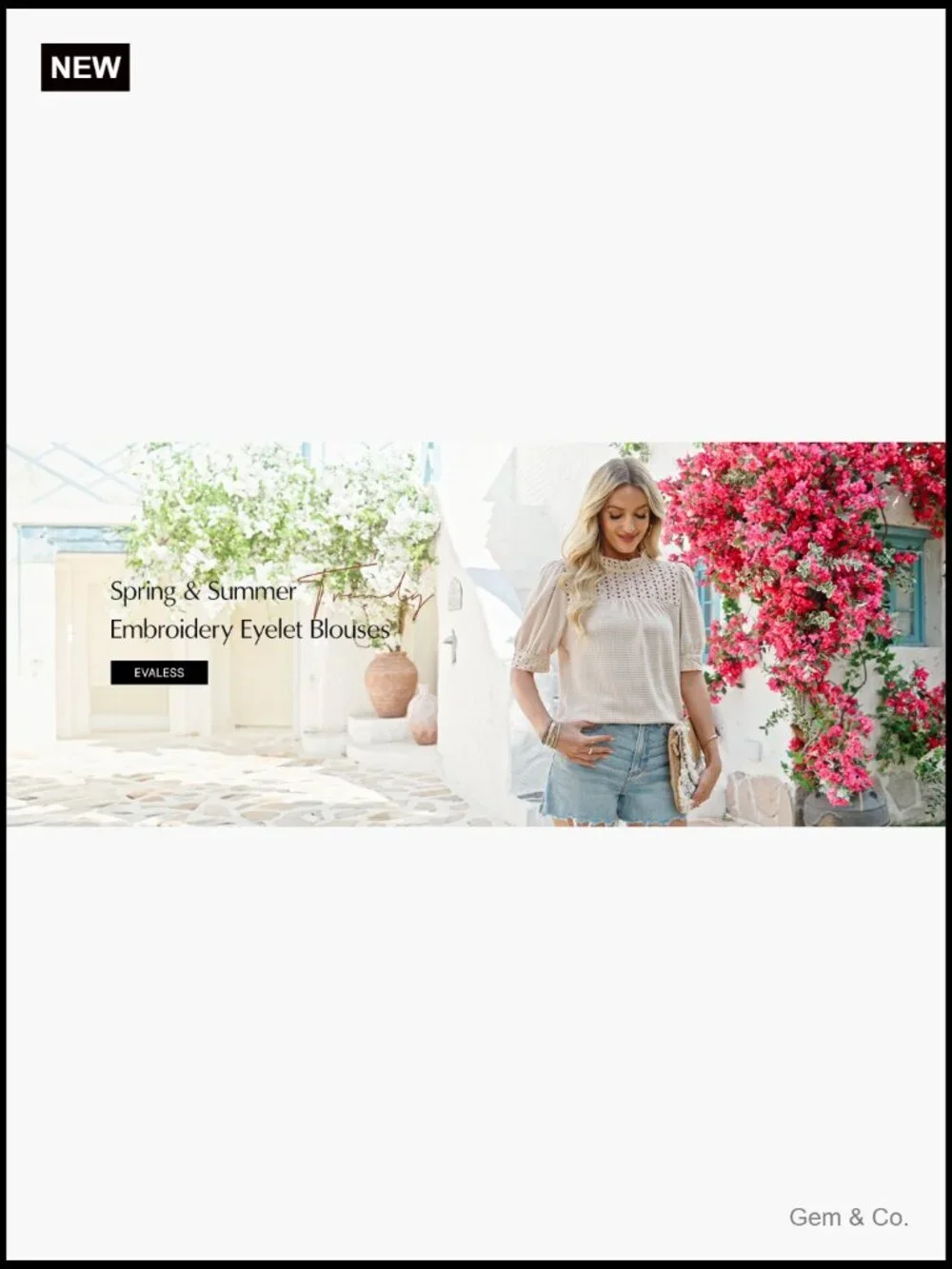 Waffle Knit Frill Trim Mock Neck Puff Sleeve Blouse Top - Picture 7 of 7